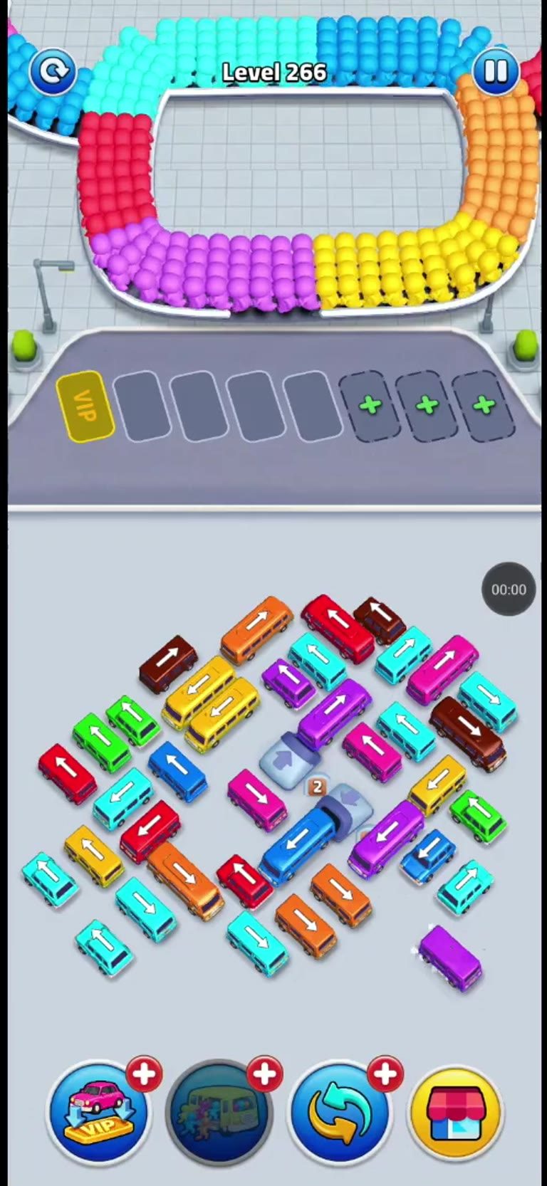 Bus Rush Fever Level 266 gameplay preview