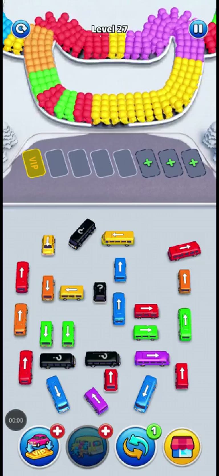 Bus Rush Fever Level 27 gameplay preview