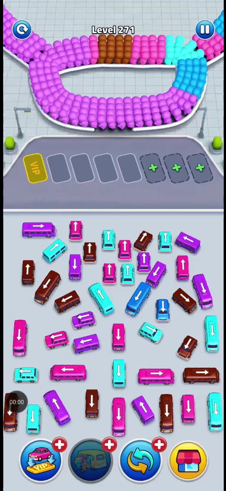Bus Rush Fever Level 271 gameplay preview