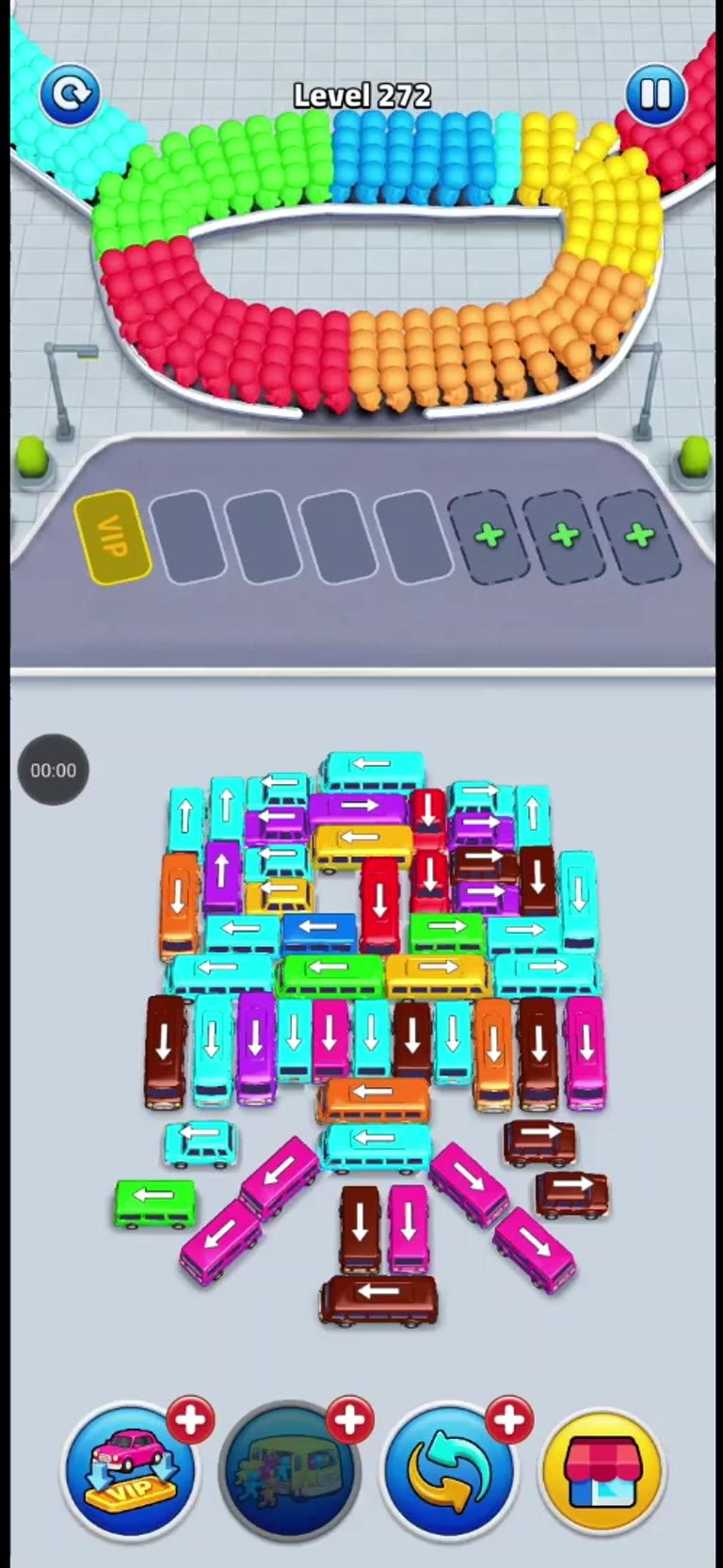 Bus Rush Fever Level 272 gameplay preview