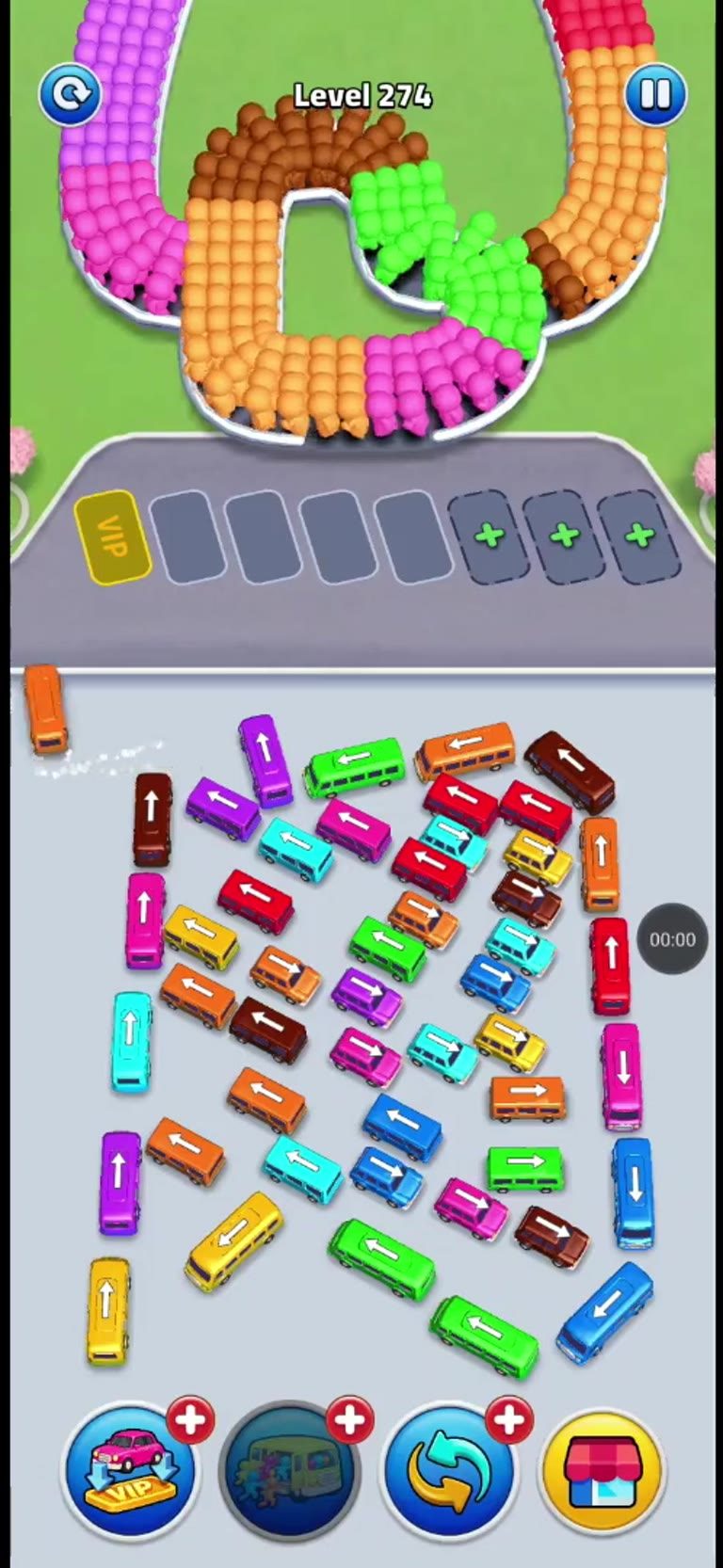 Bus Rush Fever Level 274 gameplay preview