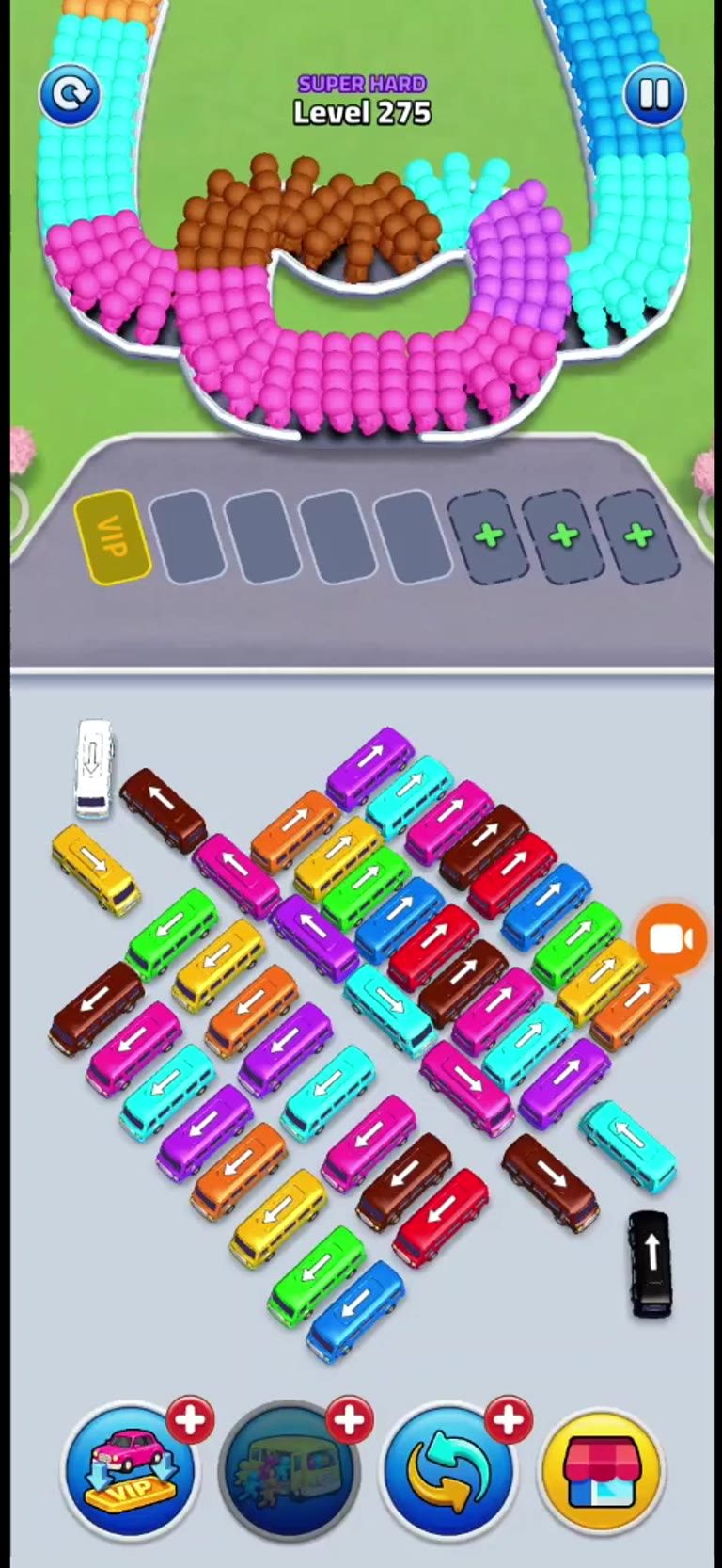 Bus Rush Fever Level 275 gameplay preview