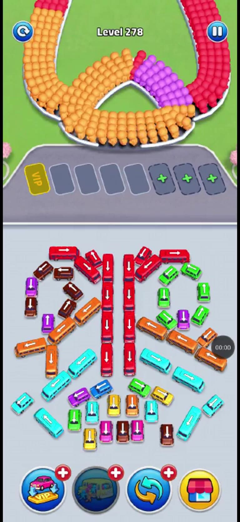 Bus Rush Fever Level 278 gameplay preview