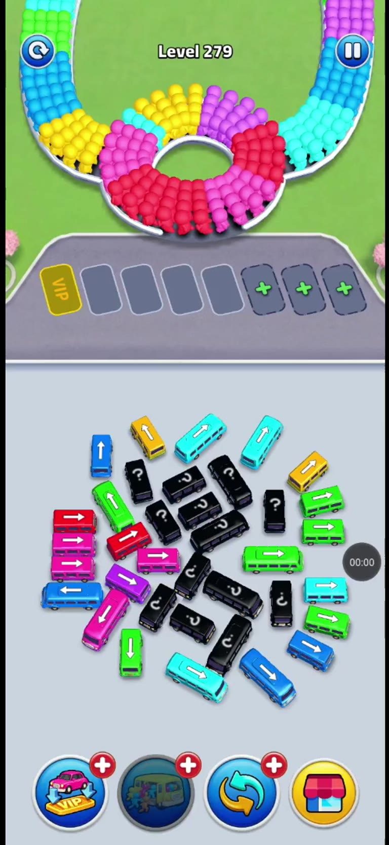 Bus Rush Fever Level 279 gameplay preview
