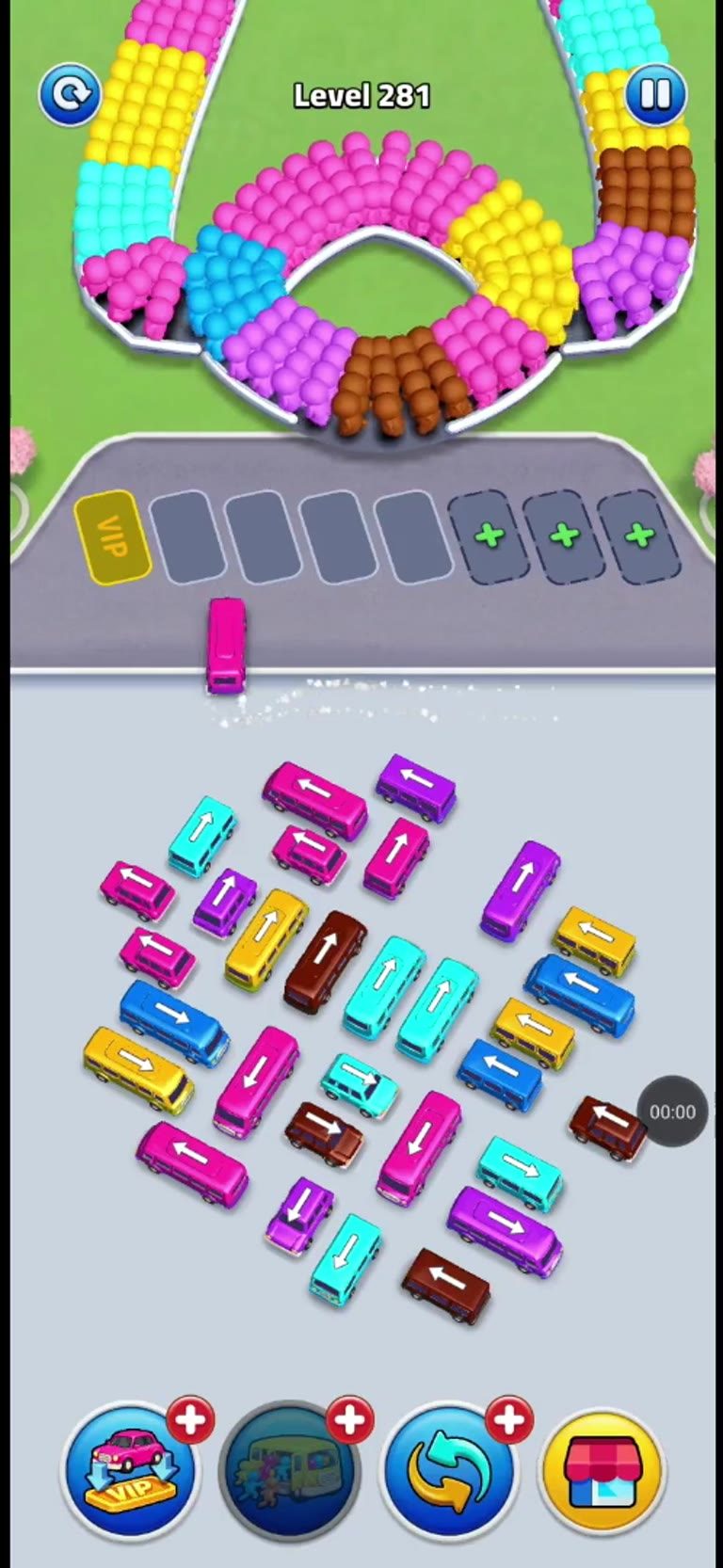 Bus Rush Fever Level 281 gameplay preview