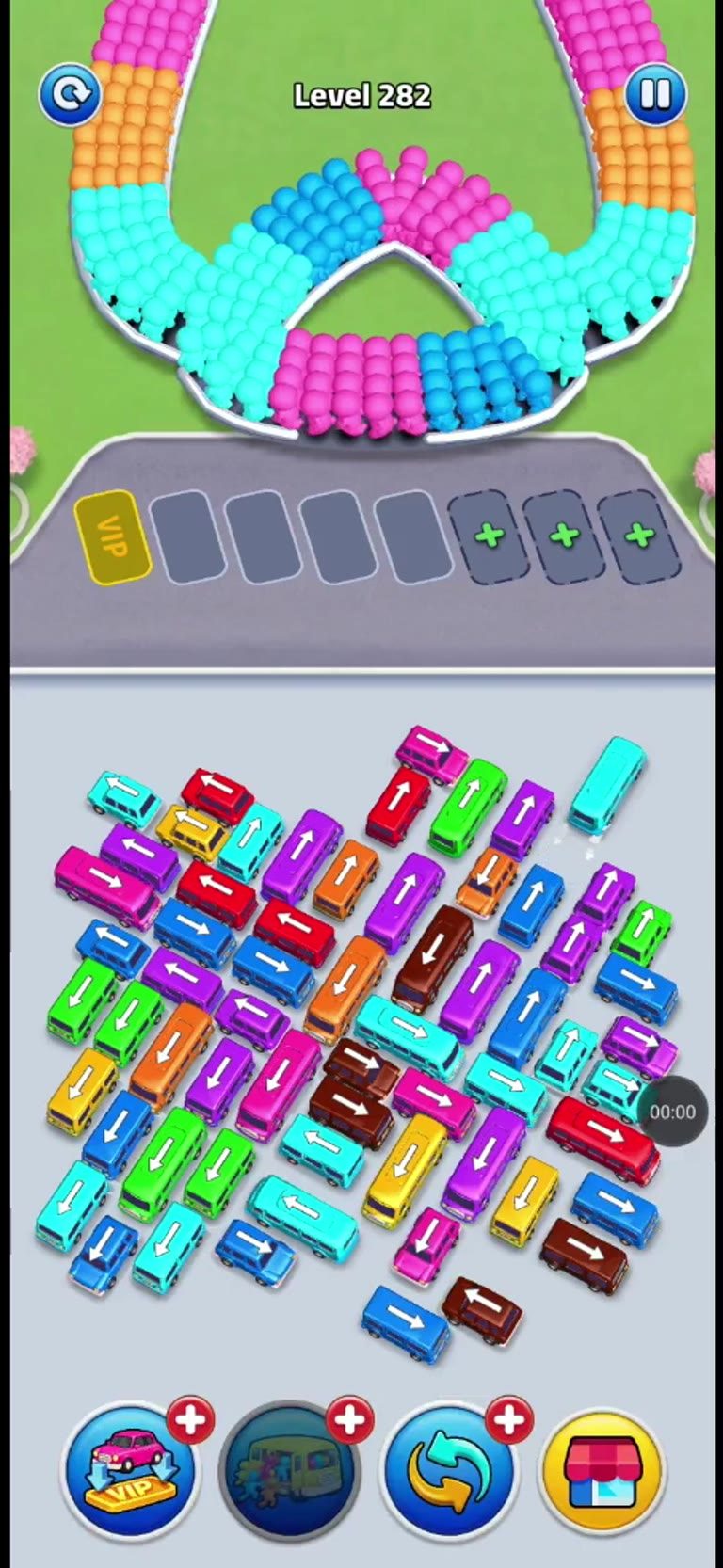 Bus Rush Fever Level 282 gameplay preview