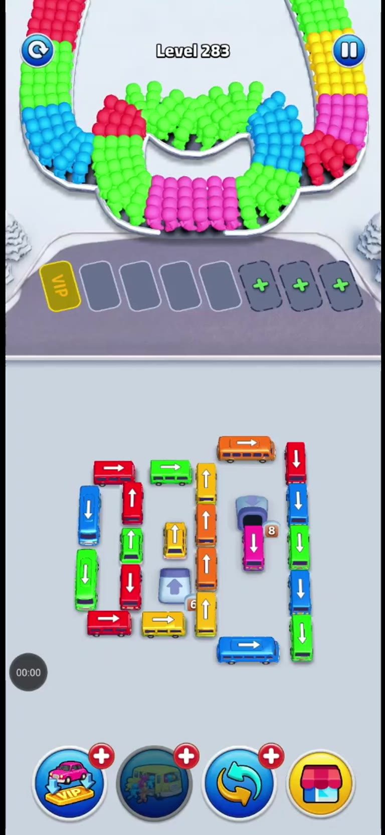 Bus Rush Fever Level 283 gameplay preview