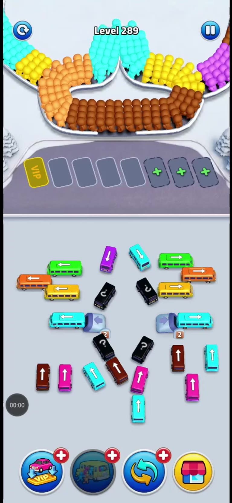 Bus Rush Fever Level 289 gameplay preview