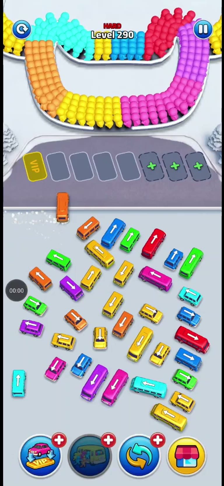 Bus Rush Fever Level 290 gameplay preview