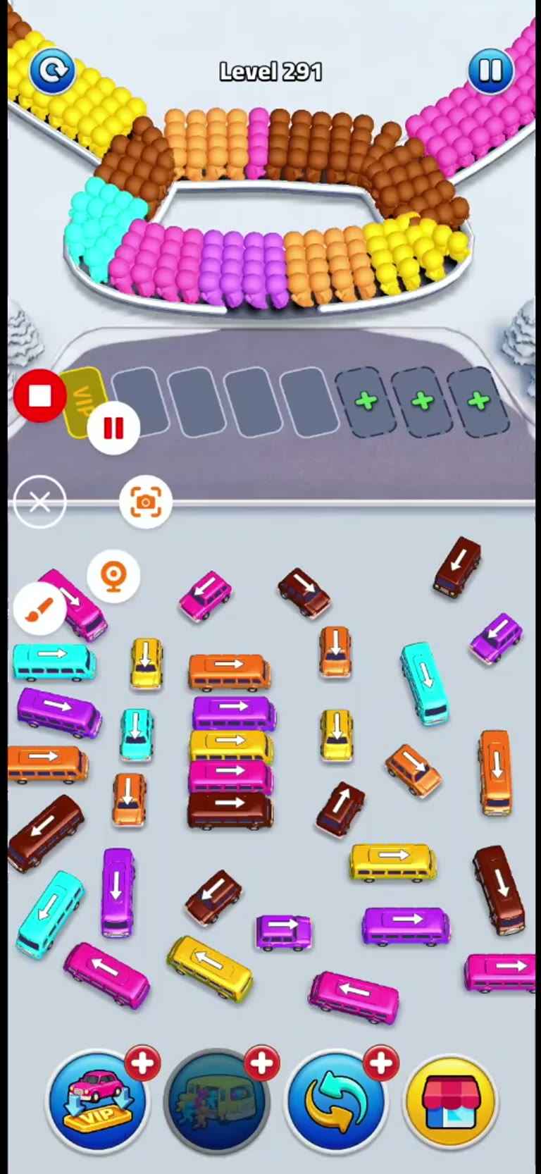 Bus Rush Fever Level 291 gameplay preview