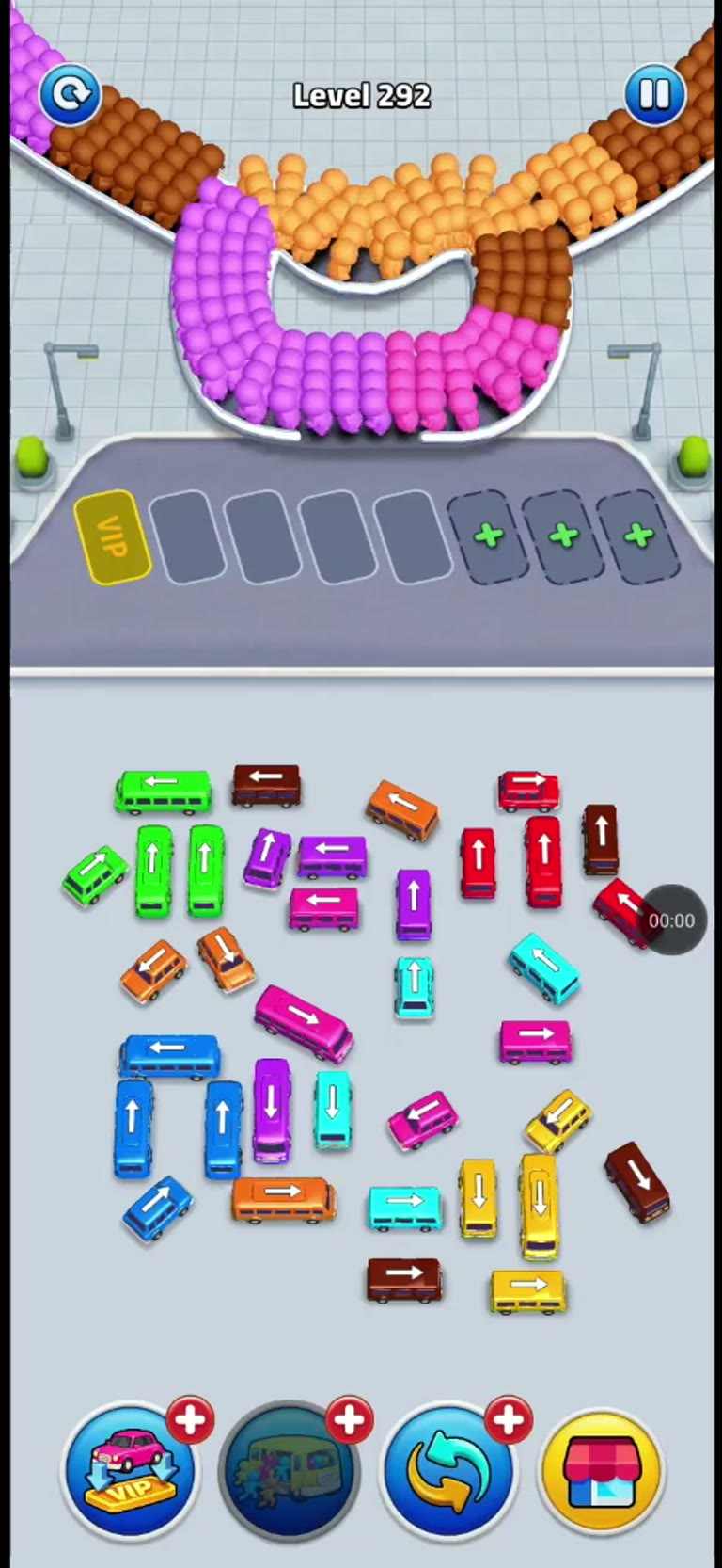 Bus Rush Fever Level 292 gameplay preview