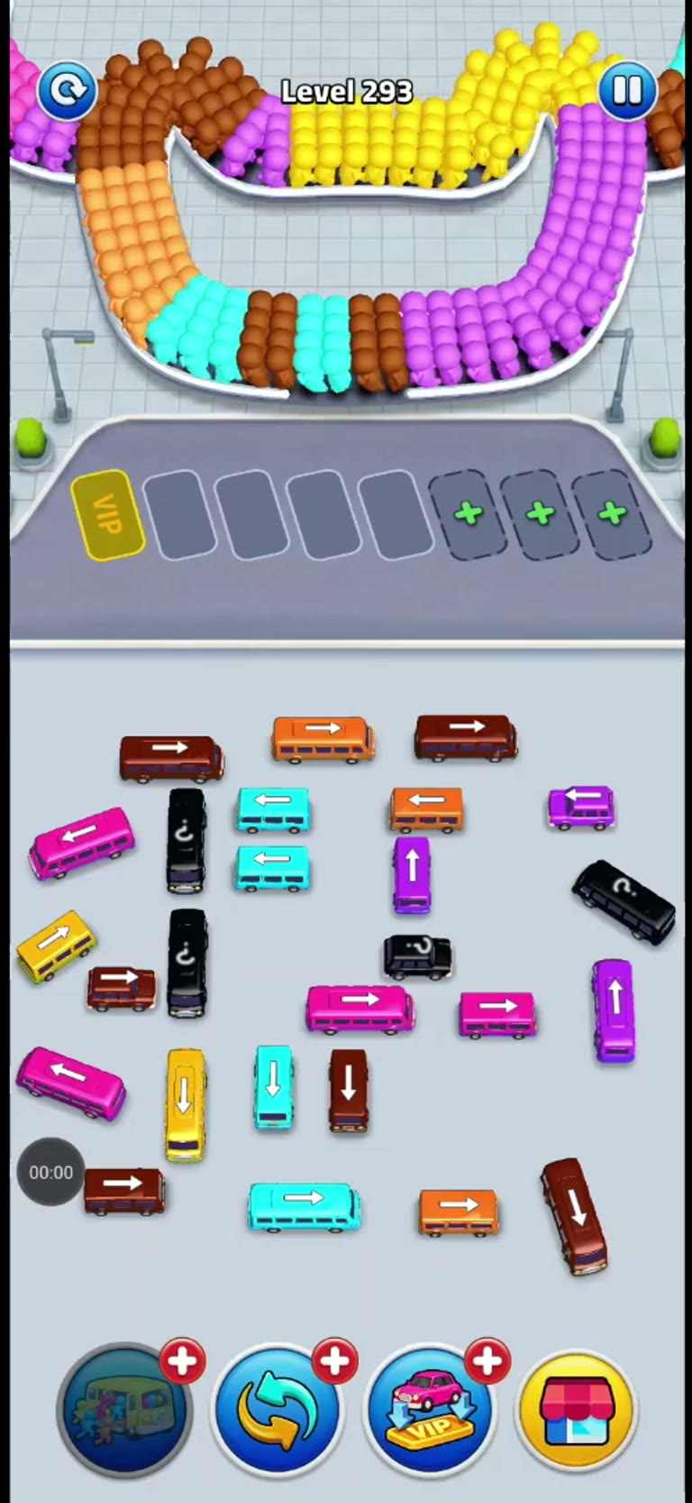 Bus Rush Fever Level 293 gameplay preview