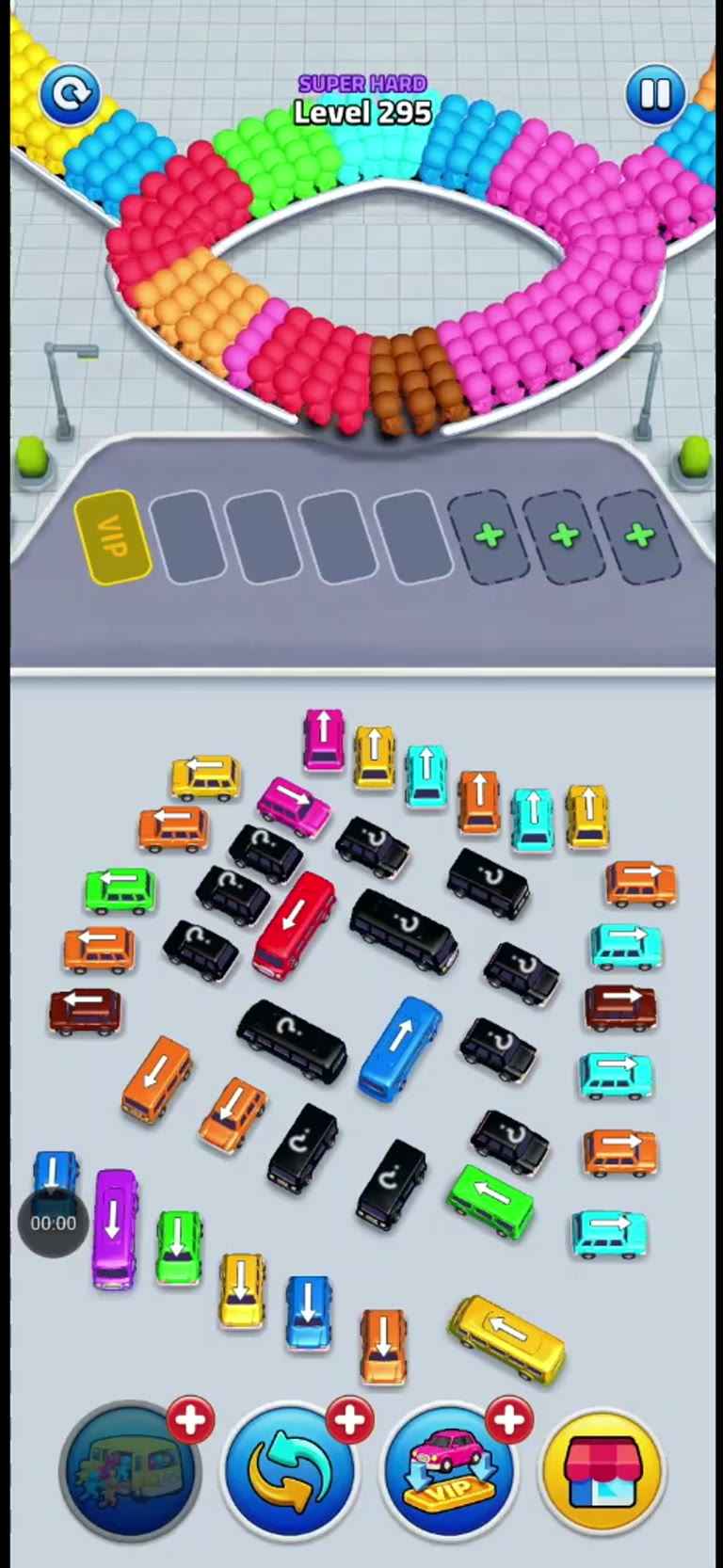 Bus Rush Fever Level 295 gameplay preview