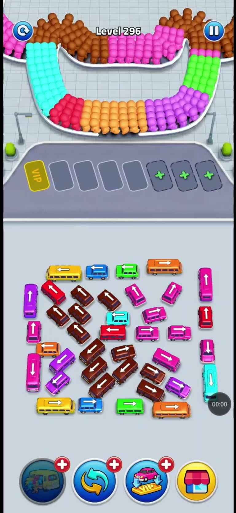Bus Rush Fever Level 296 gameplay preview