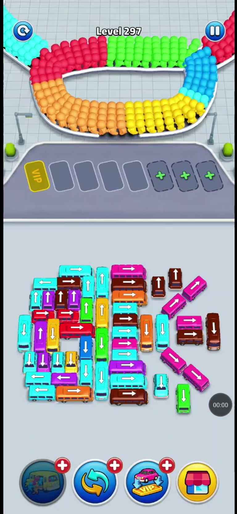 Bus Rush Fever Level 297 gameplay preview