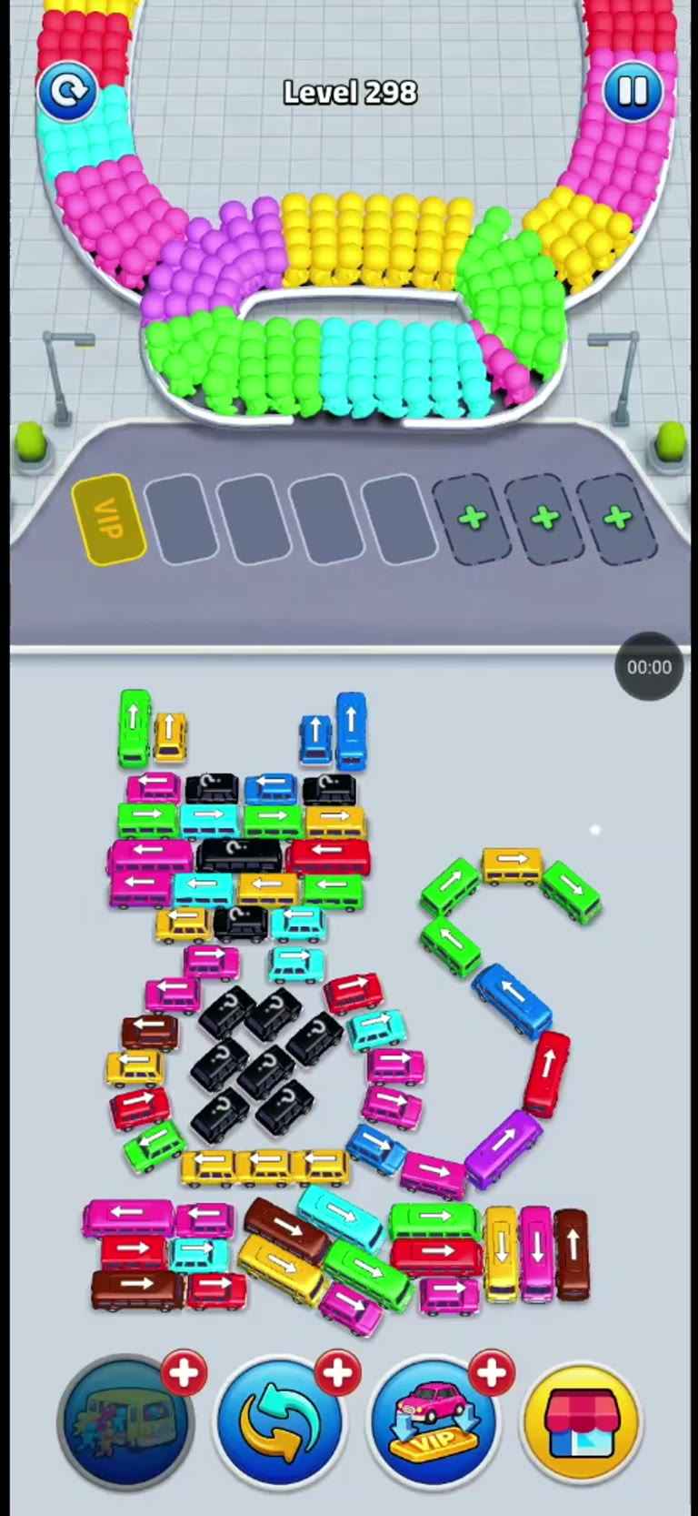 Bus Rush Fever Level 298 gameplay preview