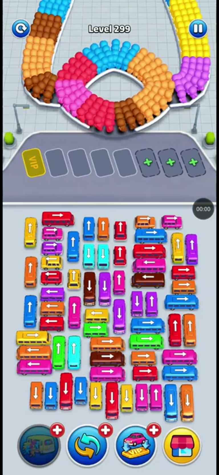 Bus Rush Fever Level 299 gameplay preview