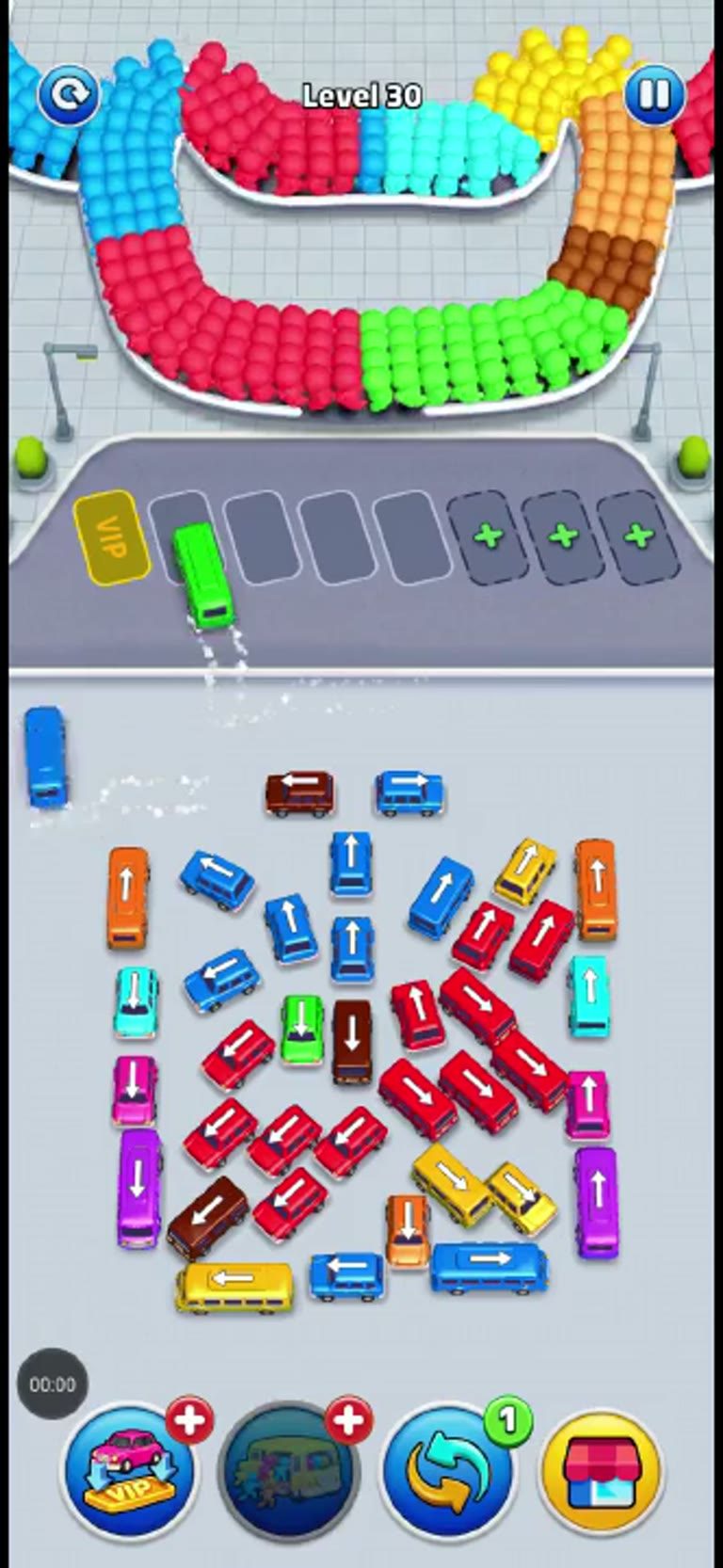 Bus Rush Fever Level 30 gameplay preview