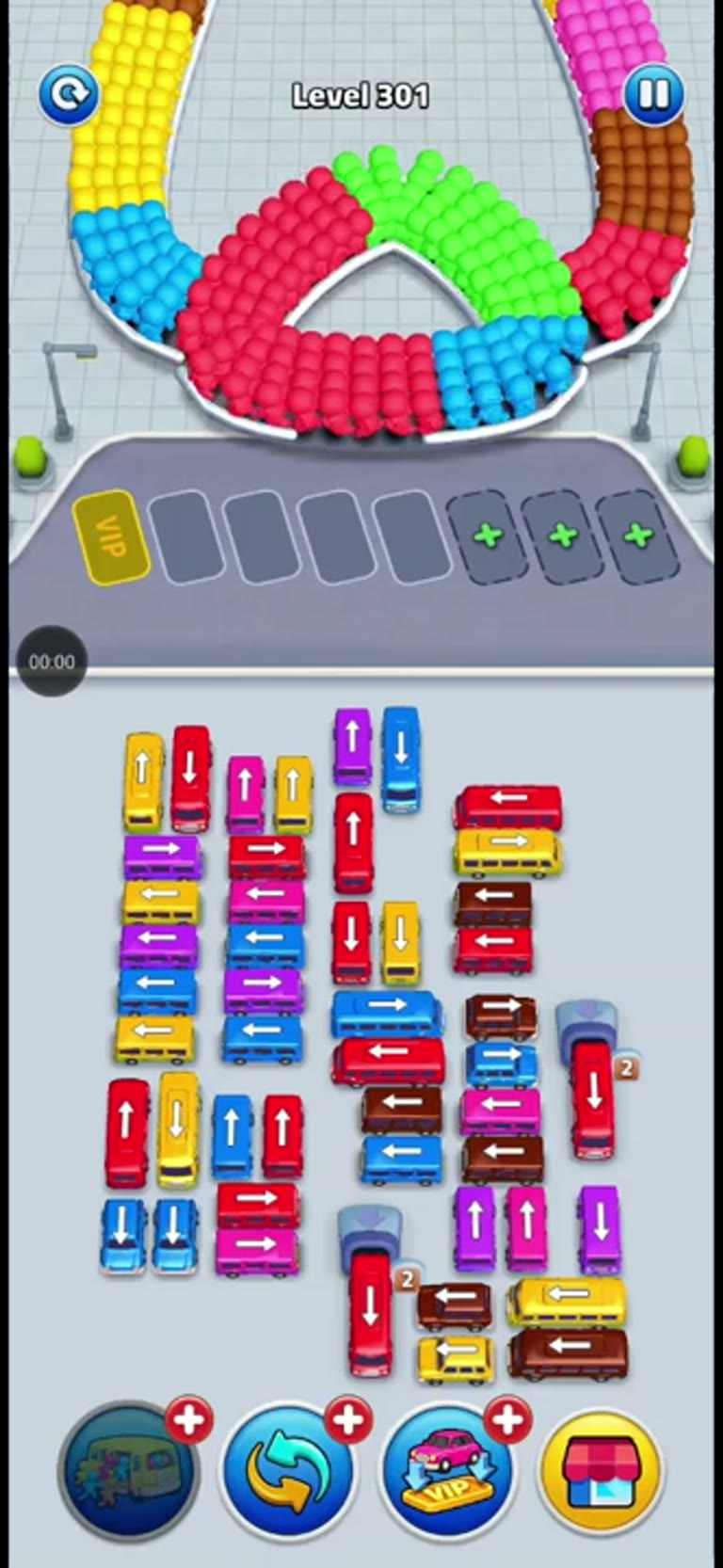Bus Rush Fever Level 301 gameplay preview
