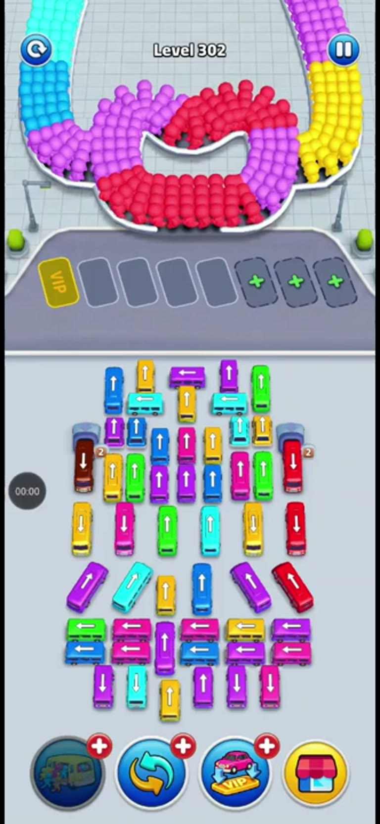 Bus Rush Fever Level 302 gameplay preview