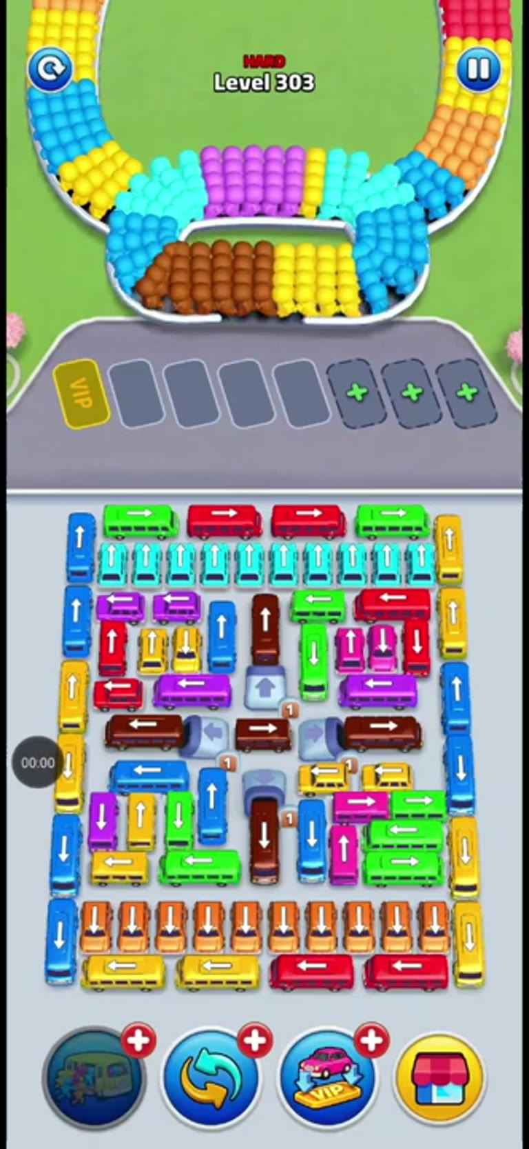 Bus Rush Fever Level 303 gameplay preview