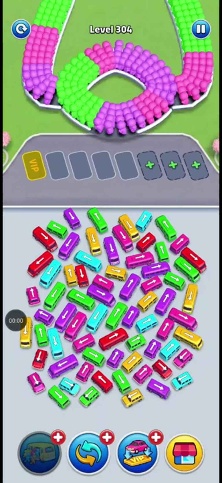 Bus Rush Fever Level 304 gameplay preview