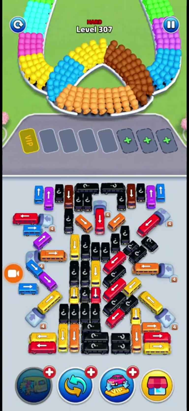 Bus Rush Fever Level 307 gameplay preview