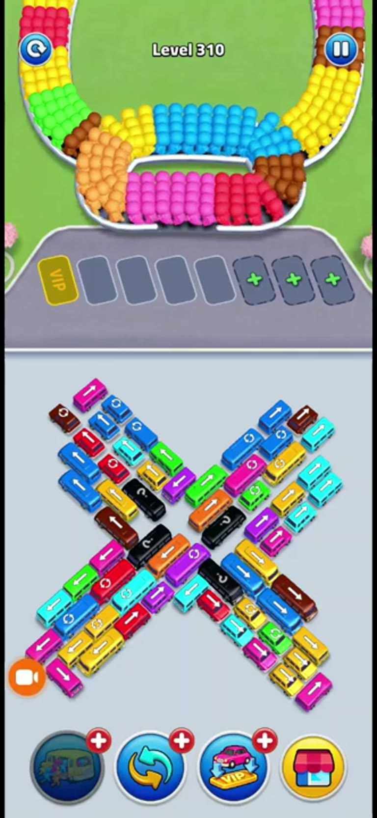 Bus Rush Fever Level 310 gameplay preview