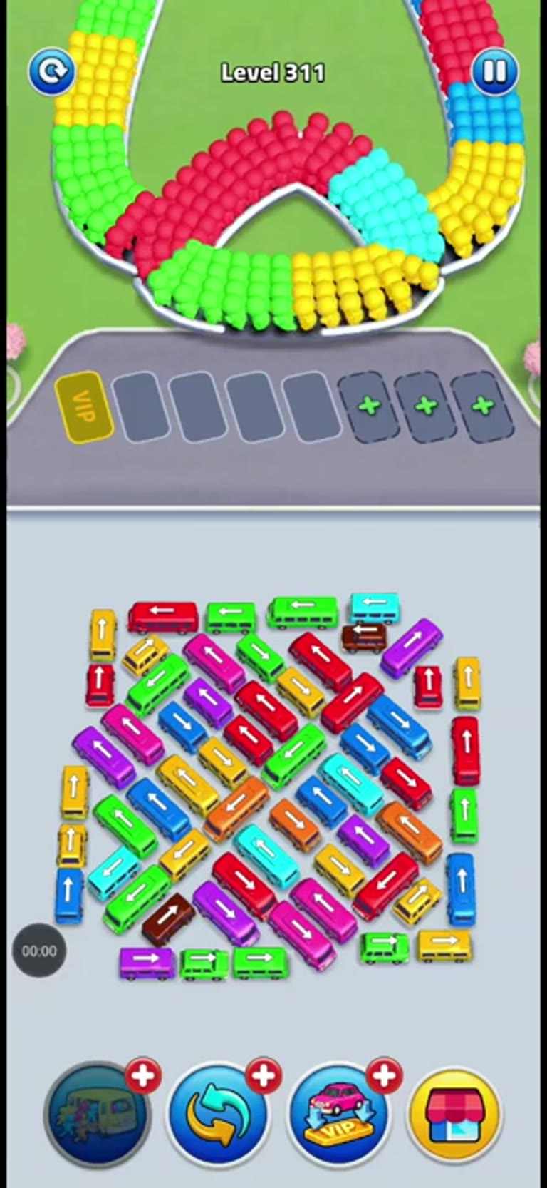 Bus Rush Fever Level 311 gameplay preview