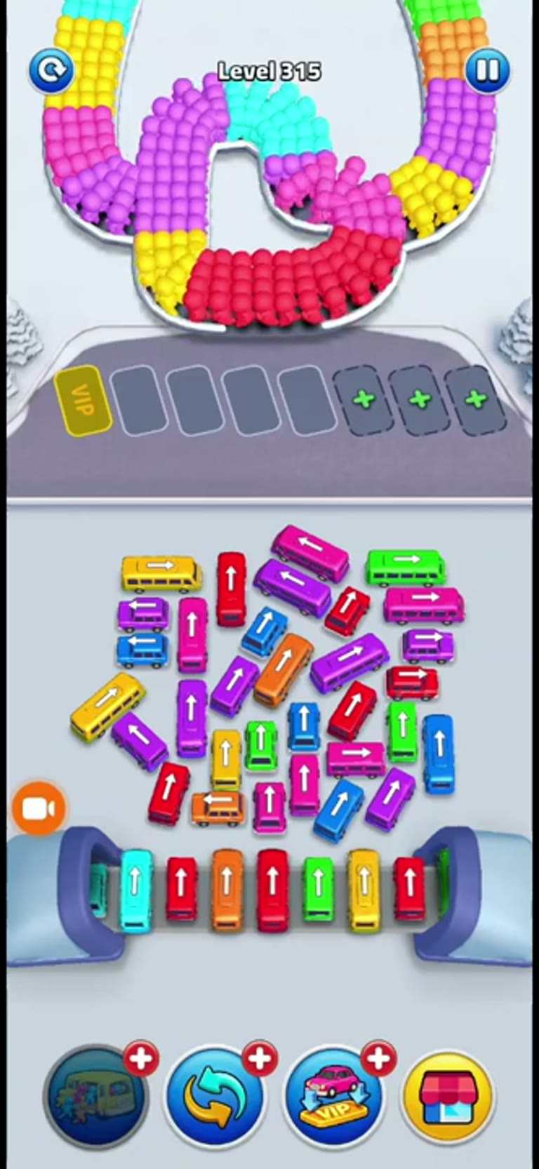 Bus Rush Fever Level 315 gameplay preview