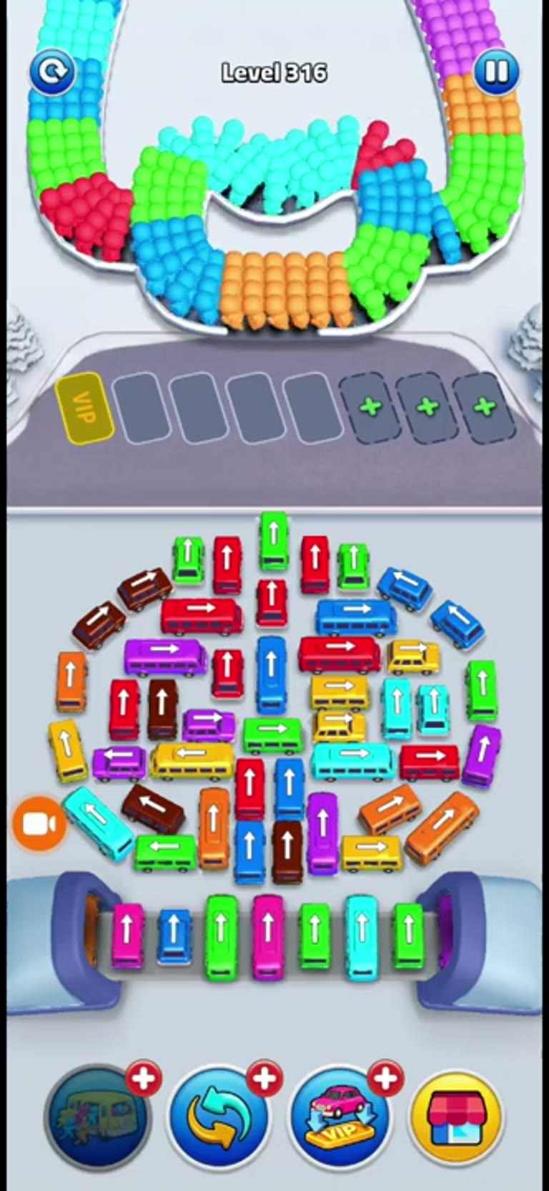Bus Rush Fever Level 316 gameplay preview
