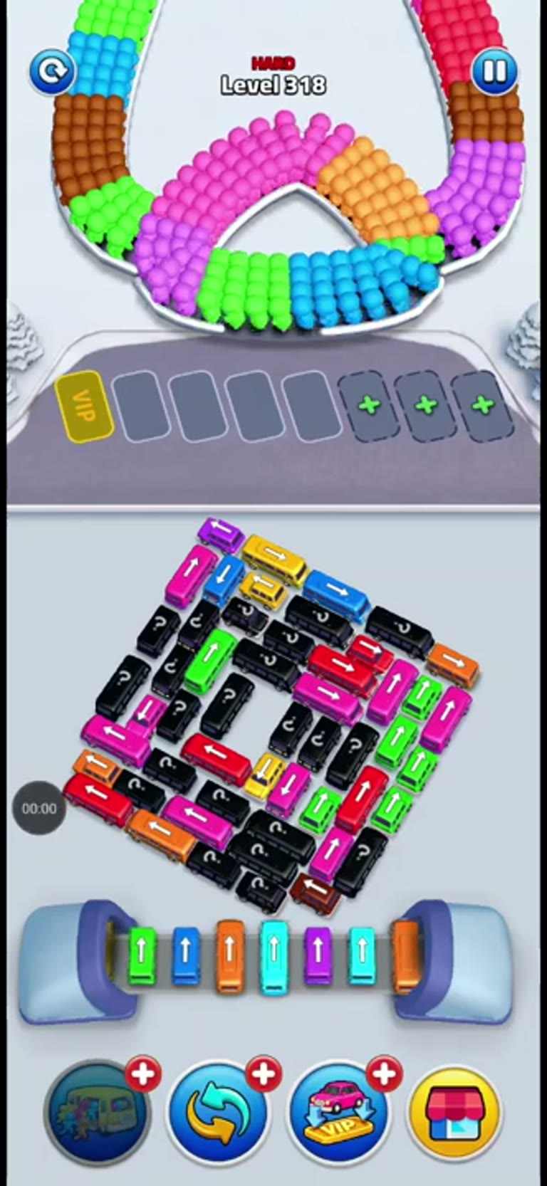 Bus Rush Fever Level 318 gameplay preview