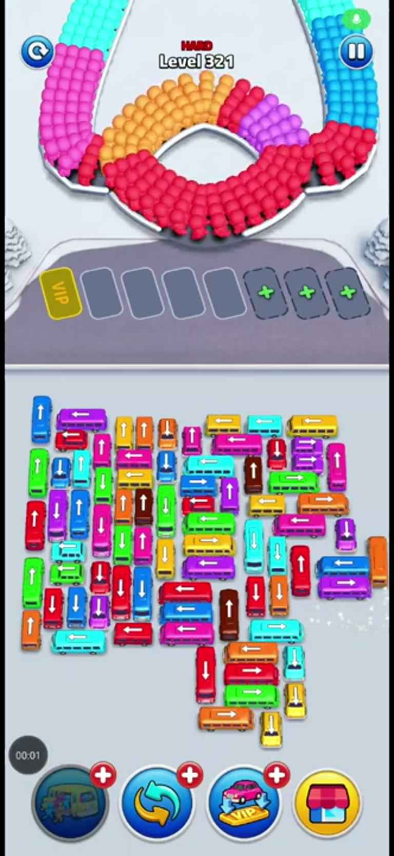 Bus Rush Fever Level 321 gameplay preview