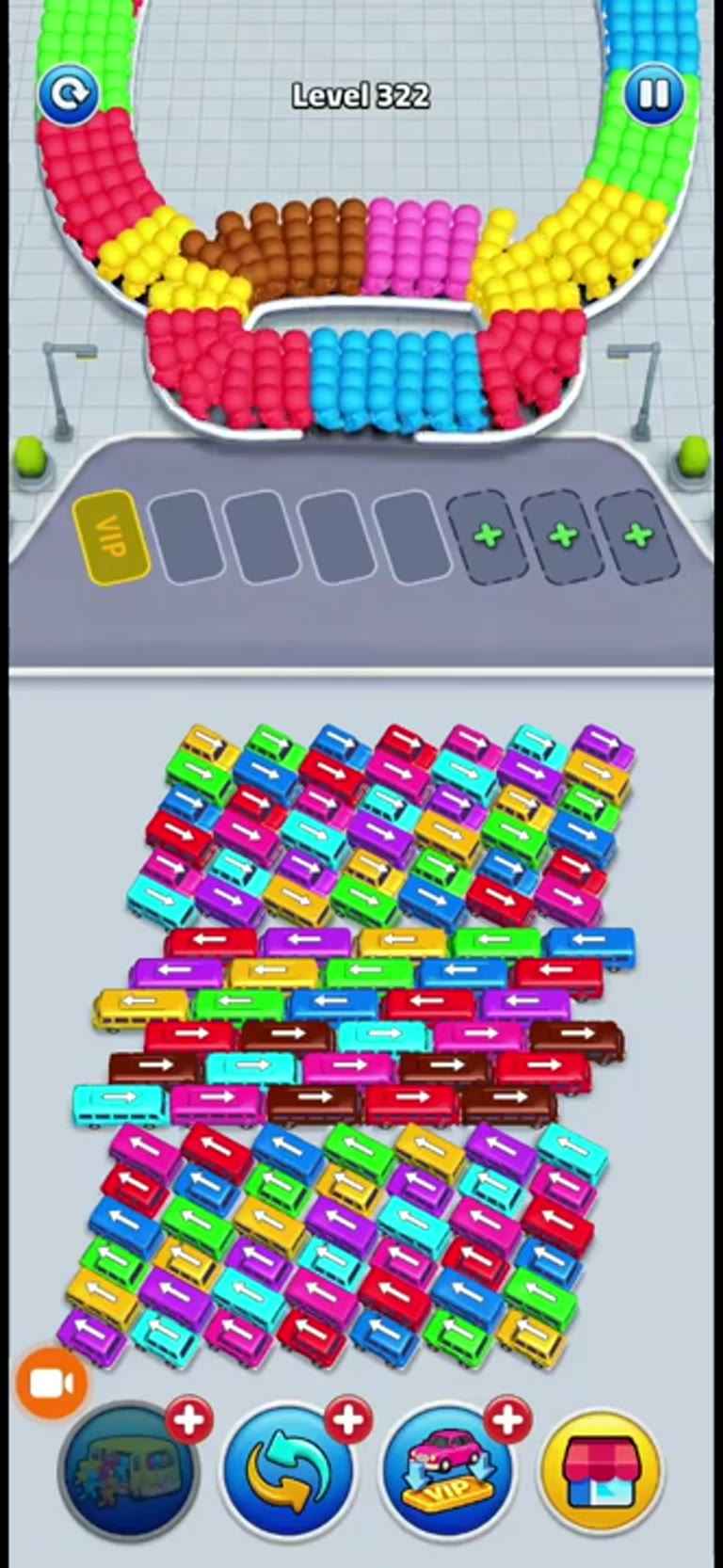 Bus Rush Fever Level 322 gameplay preview