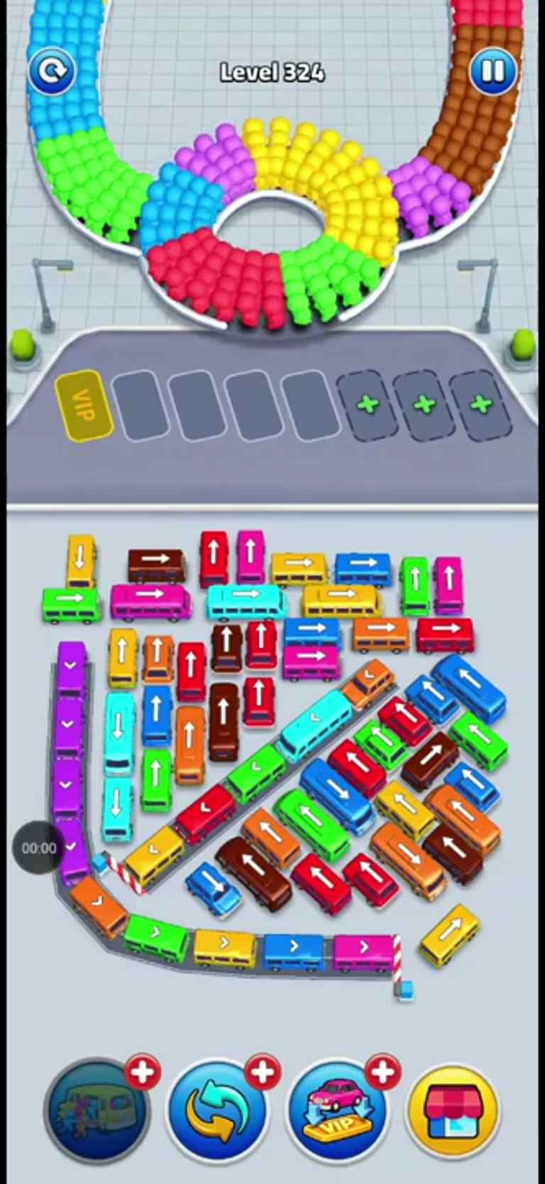 Bus Rush Fever Level 324 gameplay preview