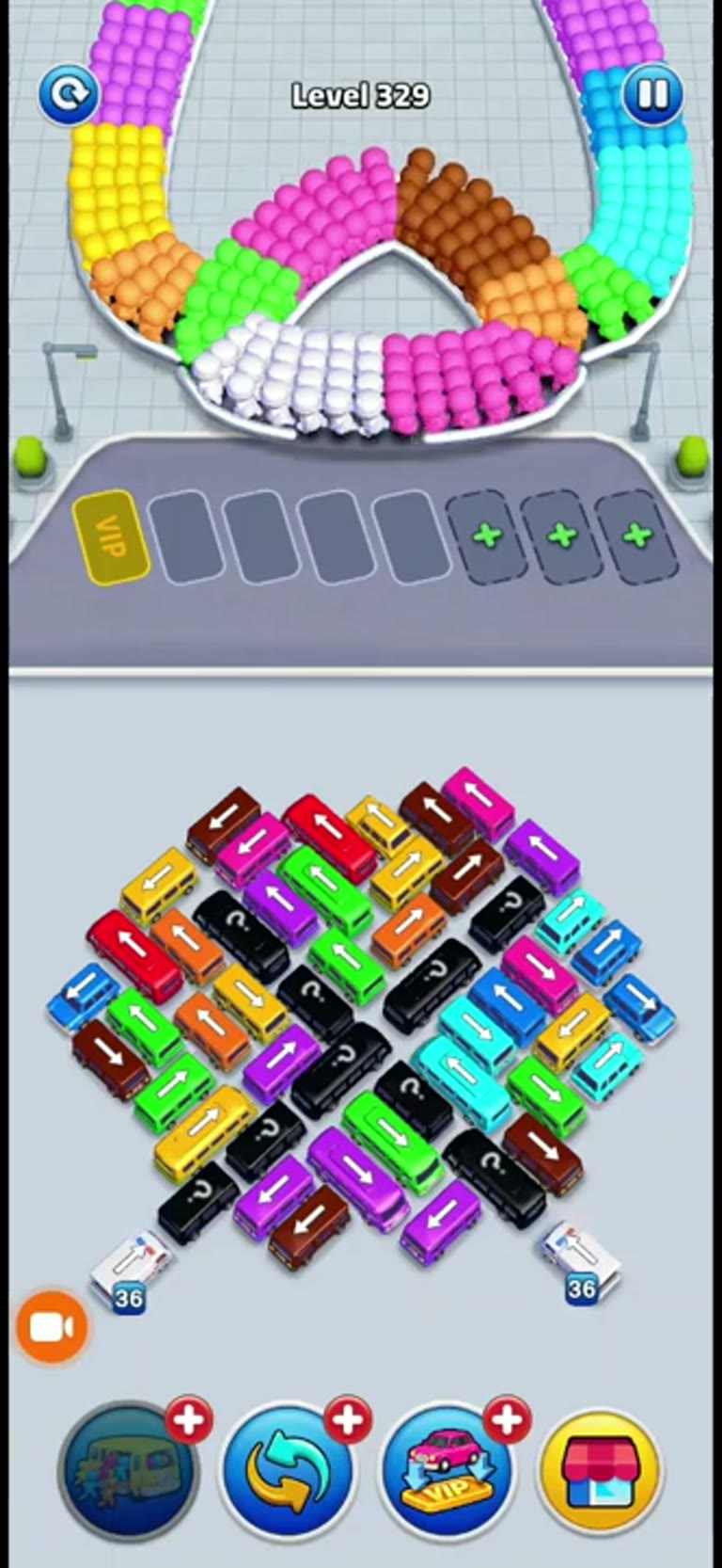 Bus Rush Fever Level 329 gameplay preview
