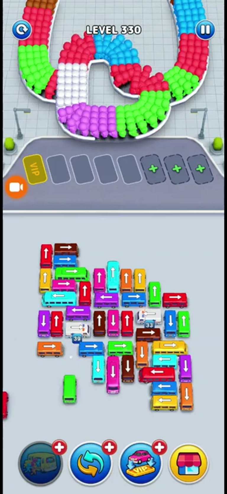 Bus Rush Fever Level 330 gameplay preview