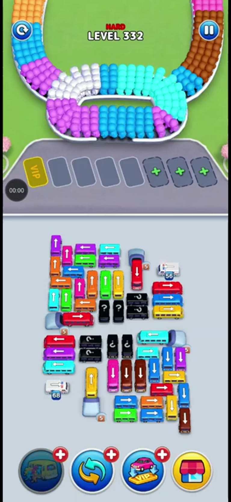 Bus Rush Fever Level 332 gameplay preview