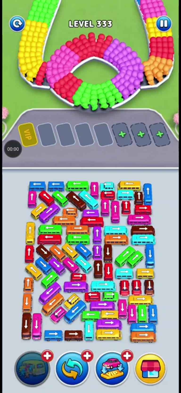 Bus Rush Fever Level 333 gameplay preview