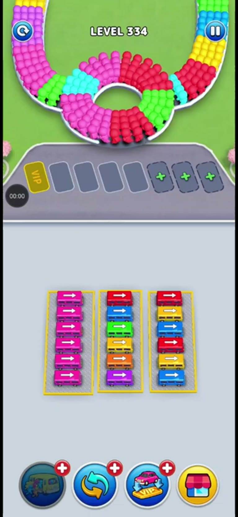 Bus Rush Fever Level 334 gameplay preview