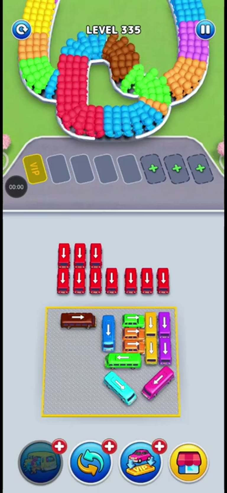 Bus Rush Fever Level 335 gameplay preview