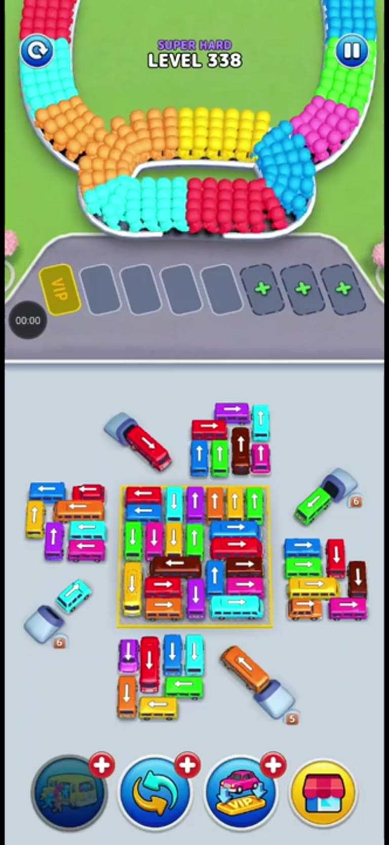 Bus Rush Fever Level 338 gameplay preview
