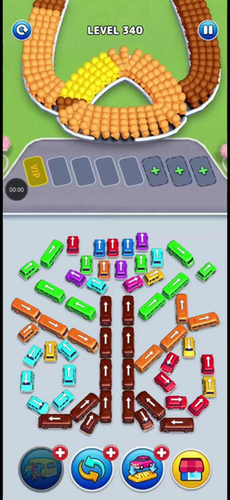 Bus Rush Fever Level 340 gameplay preview
