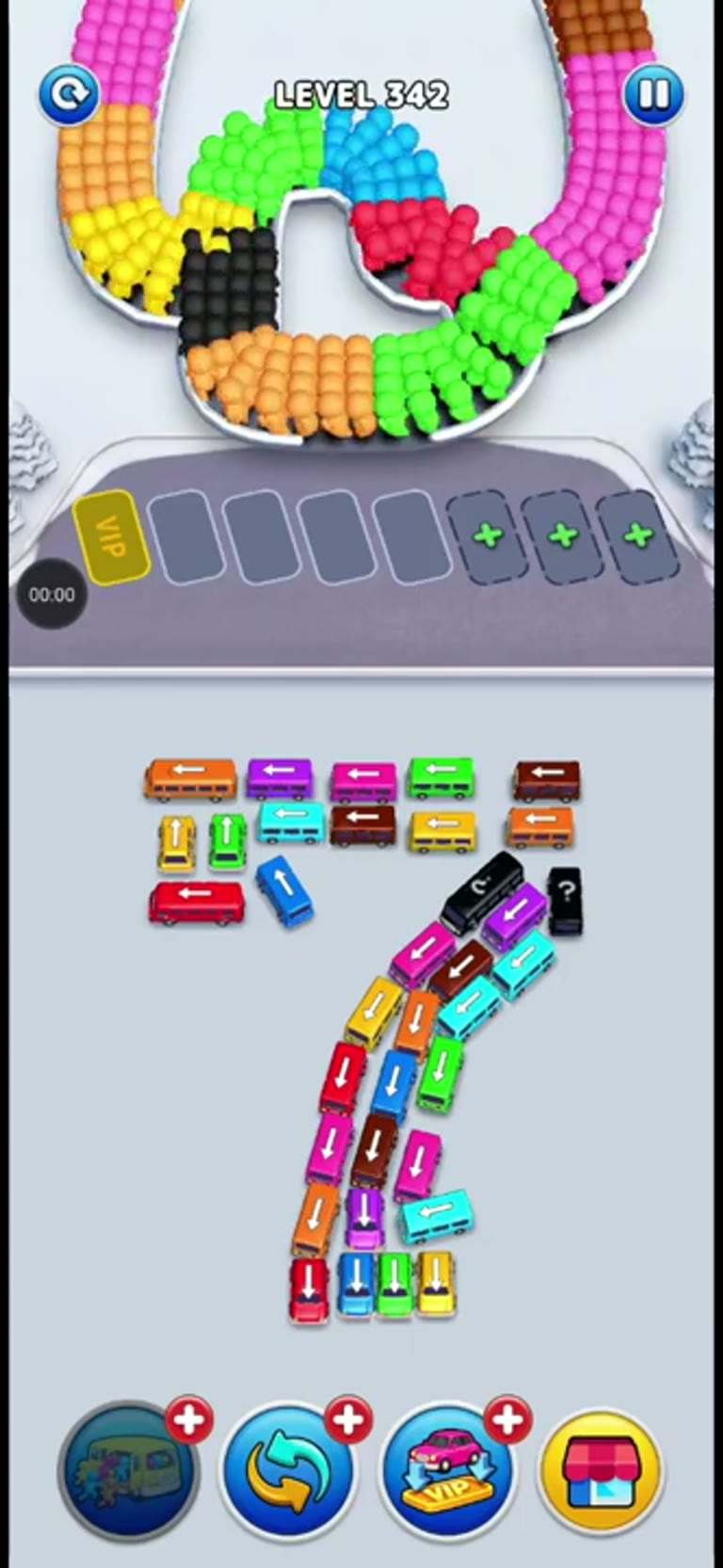Bus Rush Fever Level 342 gameplay preview