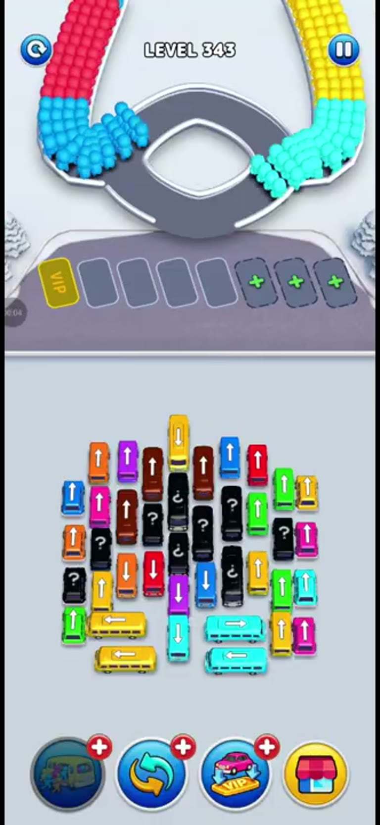 Bus Rush Fever Level 343 gameplay preview