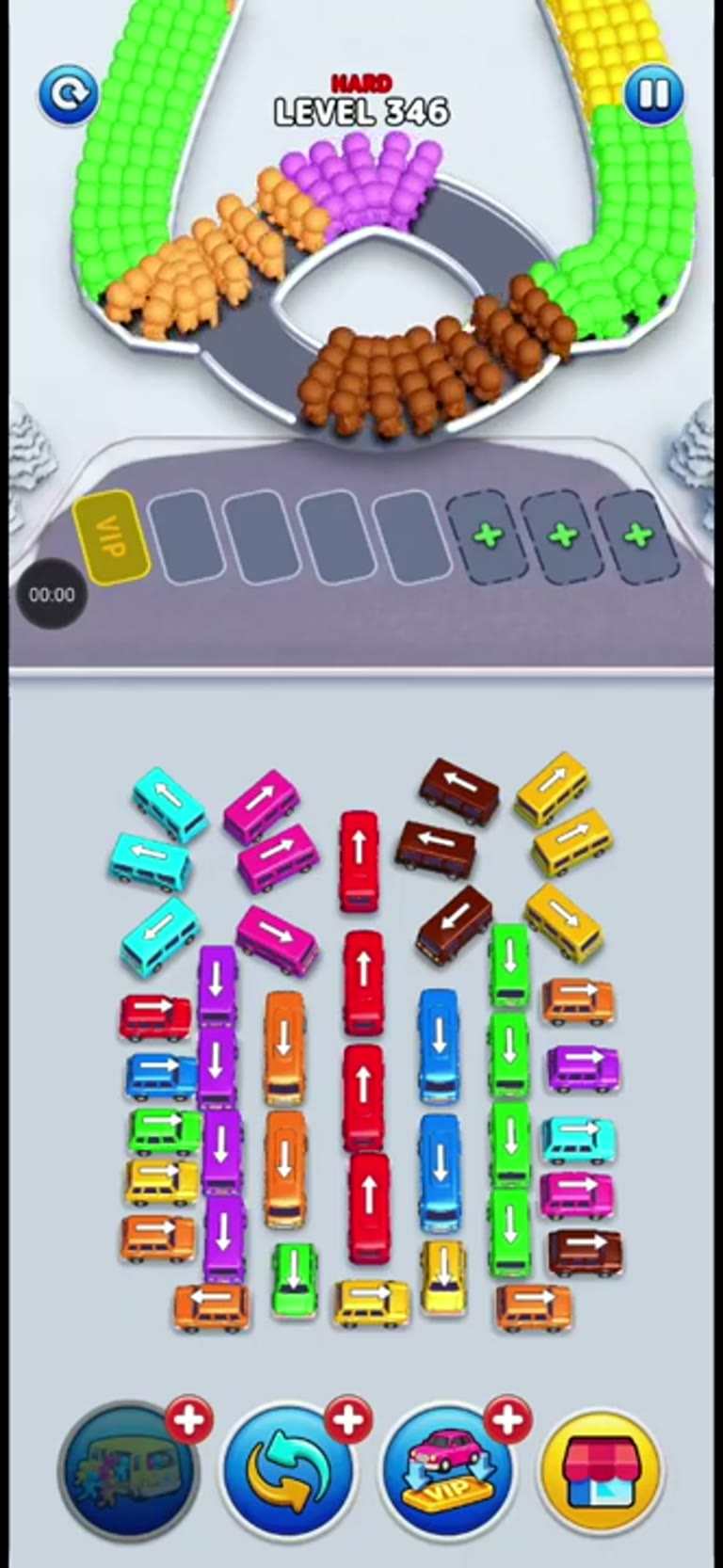 Bus Rush Fever Level 346 gameplay preview
