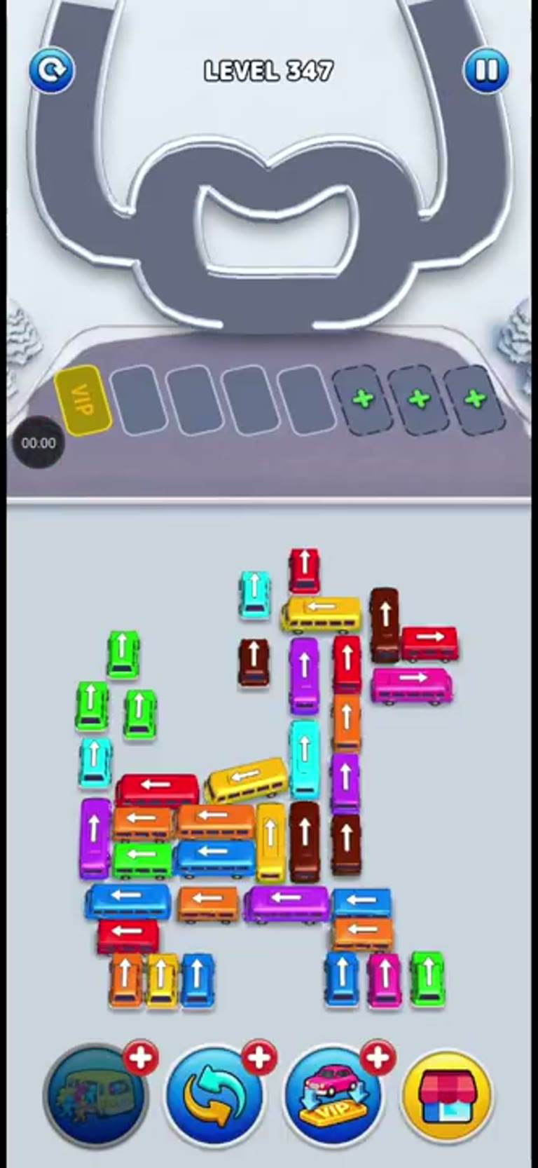 Bus Rush Fever Level 347 gameplay preview