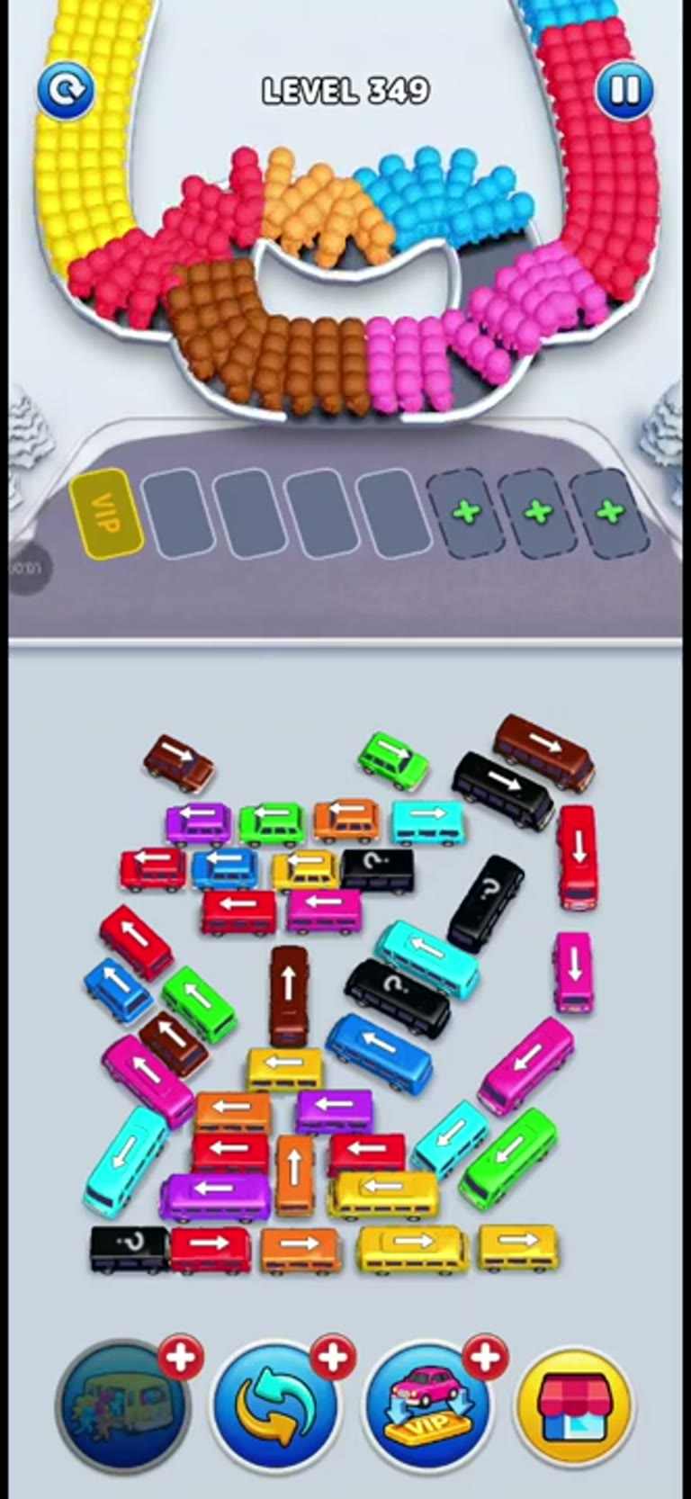 Bus Rush Fever Level 349 gameplay preview