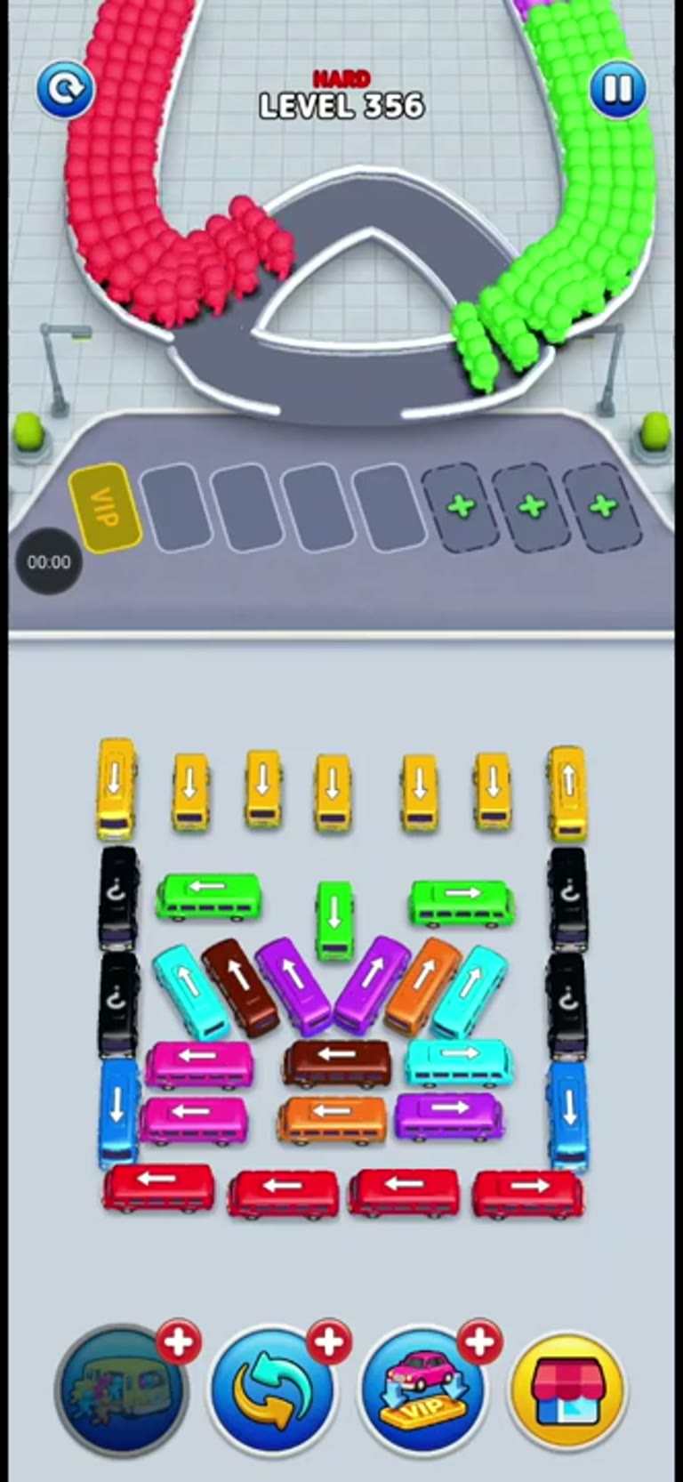 Bus Rush Fever Level 356 gameplay preview