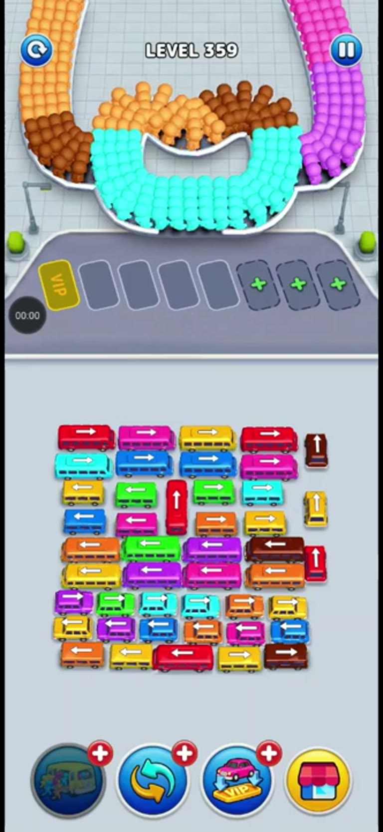 Bus Rush Fever Level 359 gameplay preview